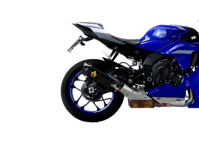 71829akn Arrow Yamaha Yzf R1 15-25  Homologated Aluminium Dark Indy Race Silencer With Carbon End Cap For Original Collectors