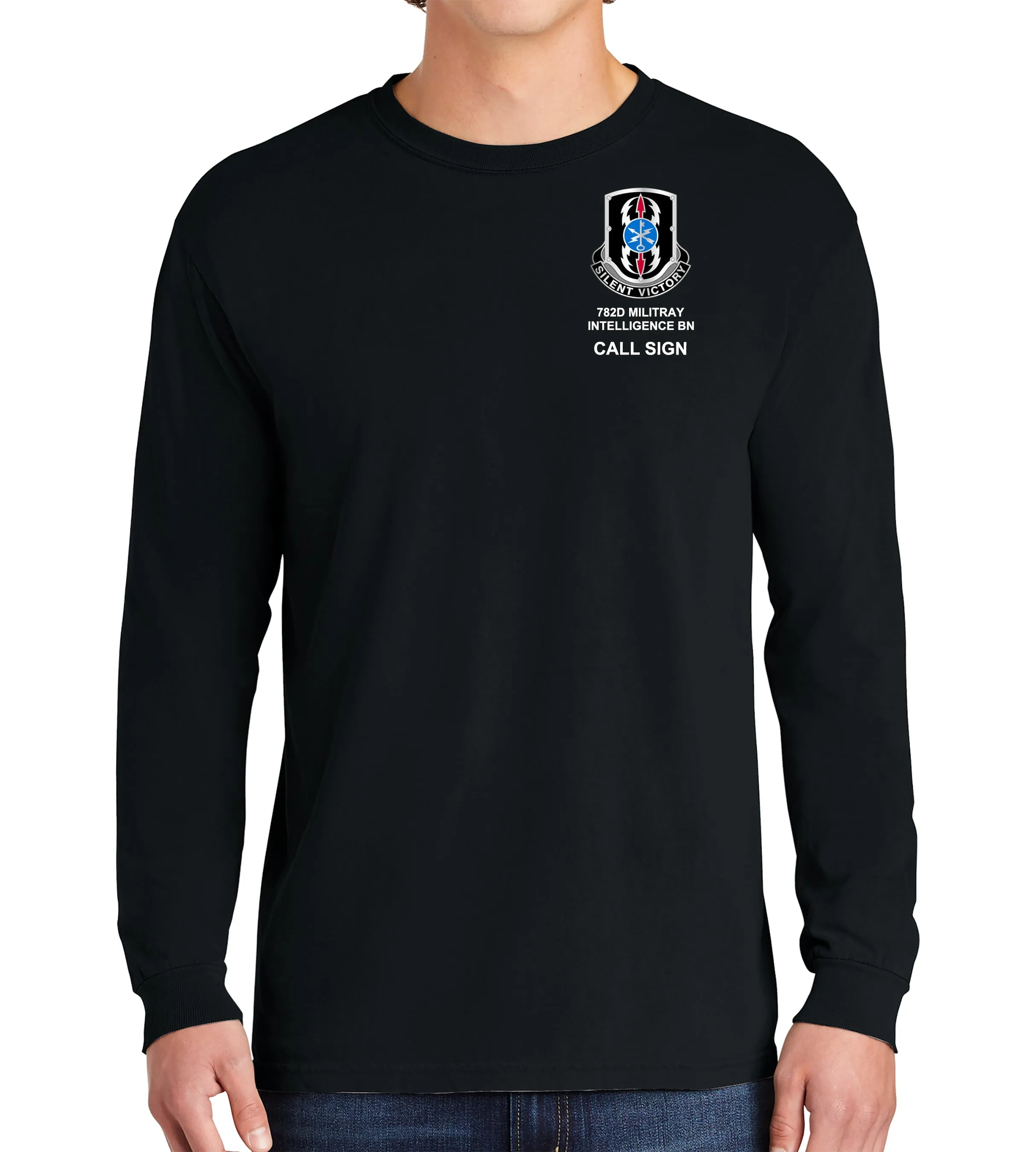 A Co Long Sleeve 50-50 Blend Unisex Shirt. This shirt IS approved for PT.