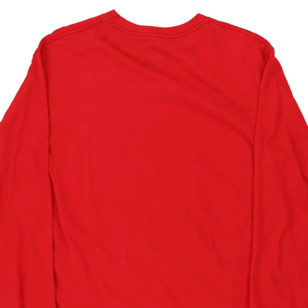 Age 14-16 USF Fort Wayne Nike Long Sleeve T-Shirt - Small Red Cotton