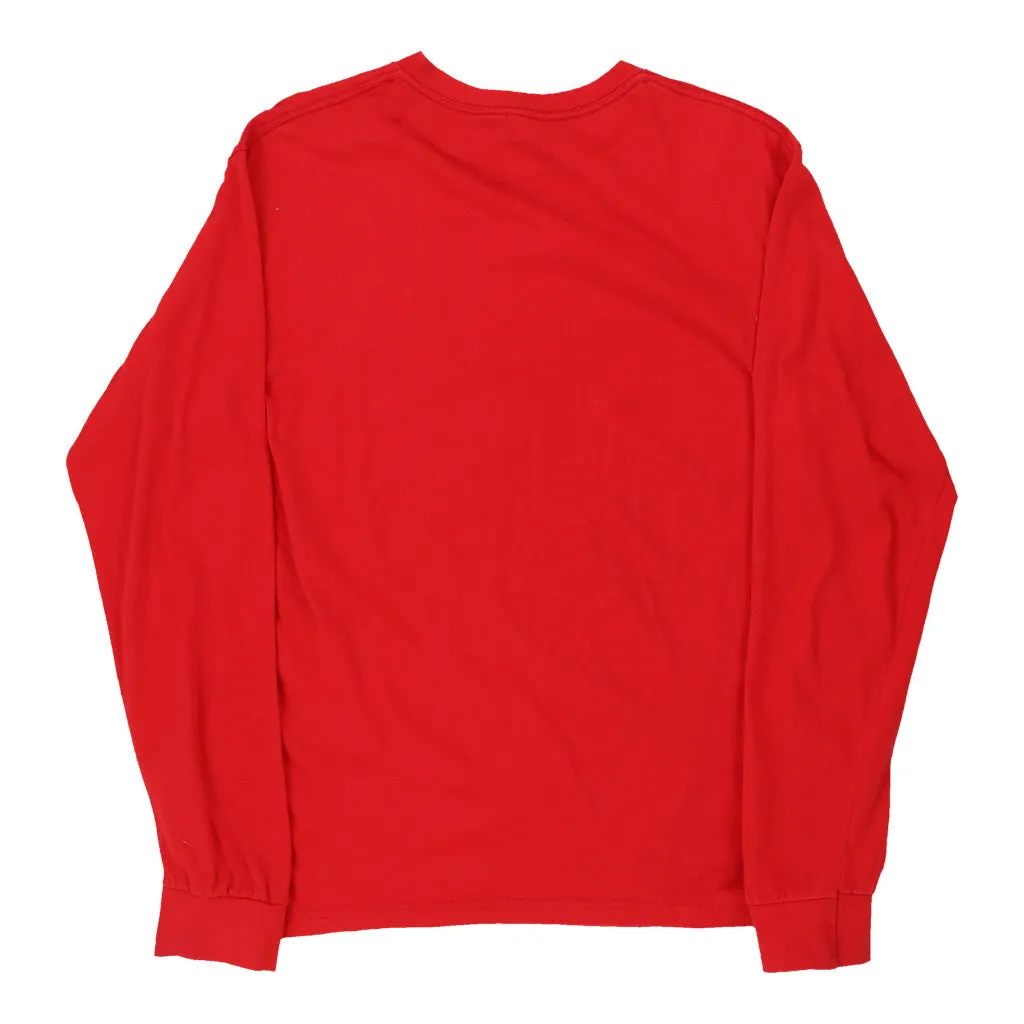 Age 14-16 USF Fort Wayne Nike Long Sleeve T-Shirt - Small Red Cotton