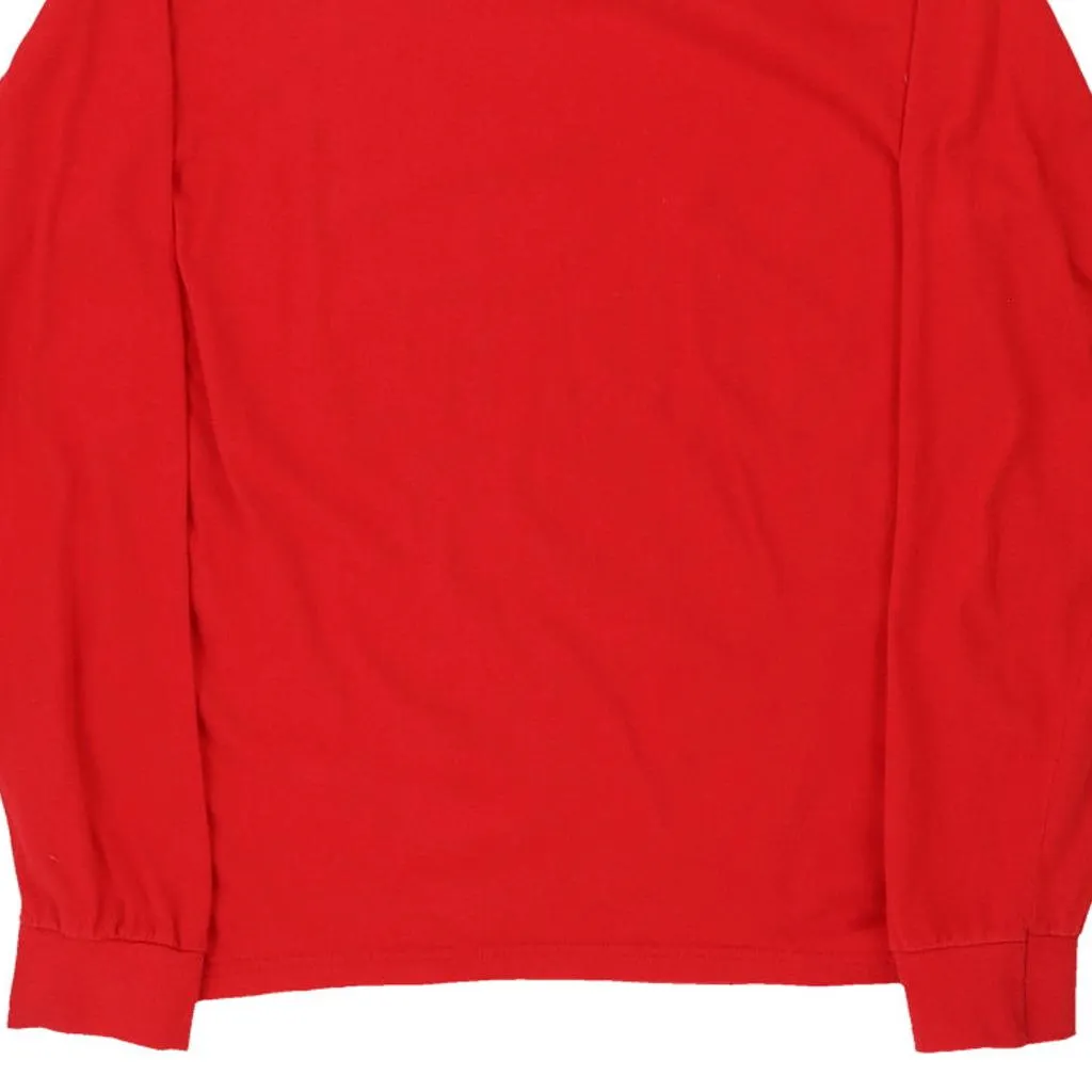 Age 14-16 USF Fort Wayne Nike Long Sleeve T-Shirt - Small Red Cotton