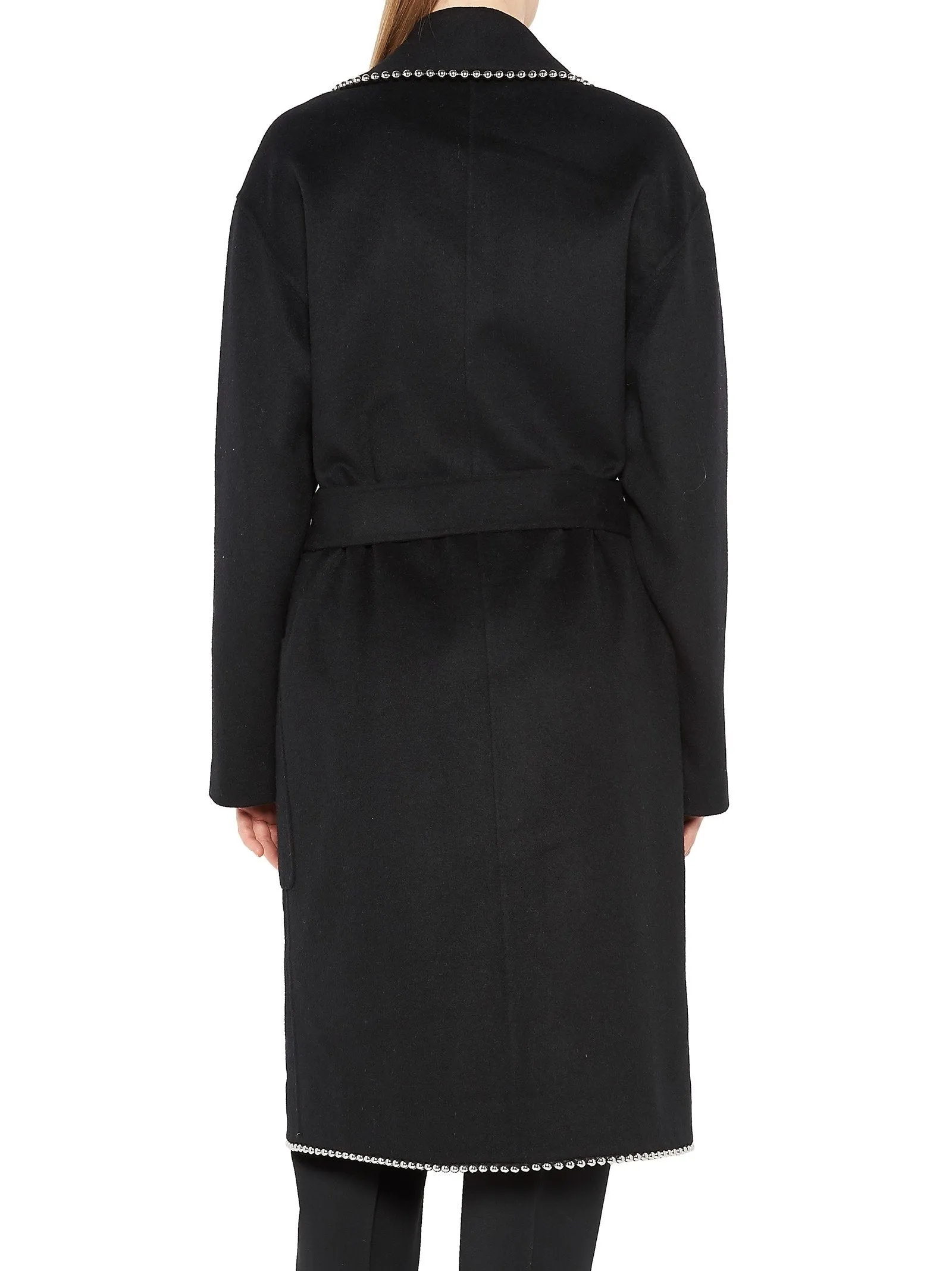 Alexander Wang Bead Trim Rode Coat