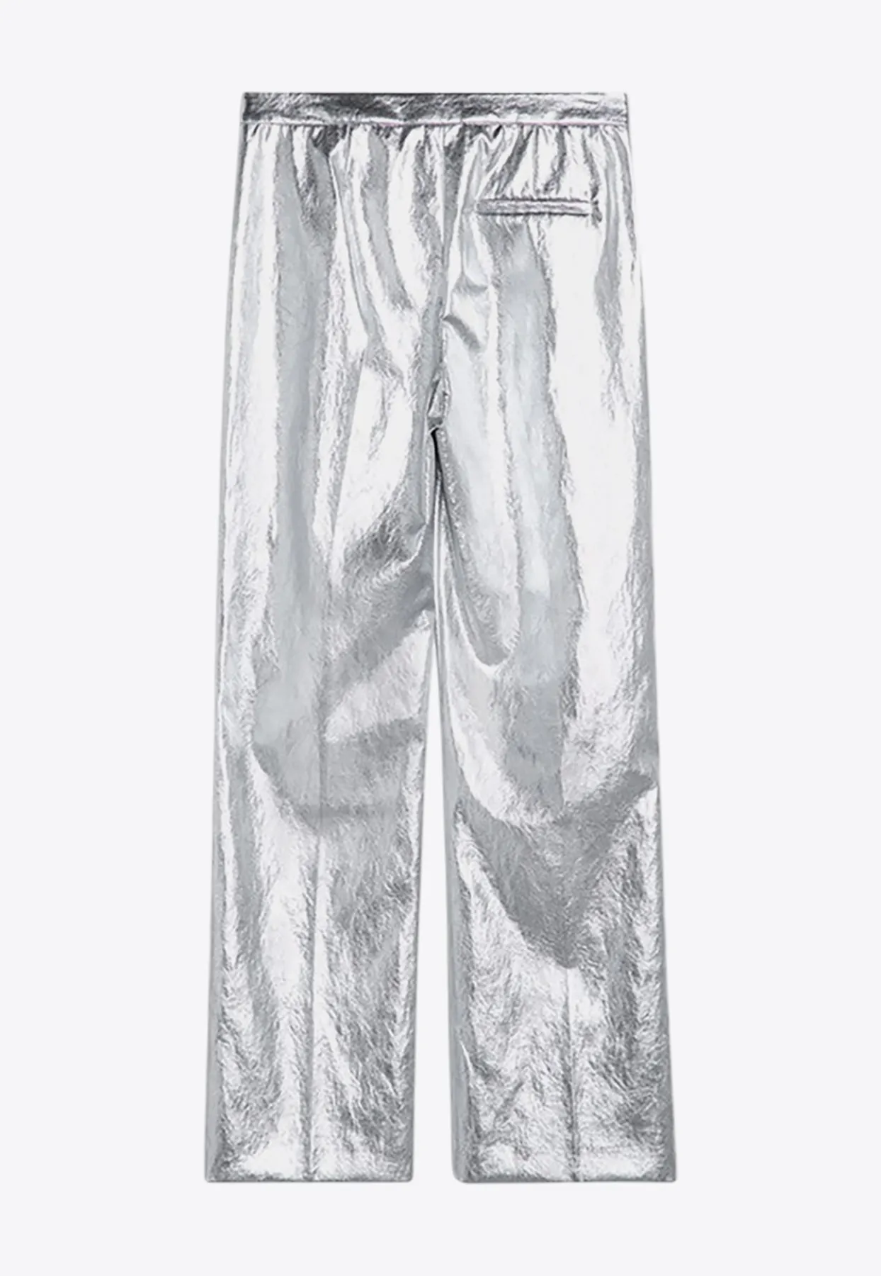 Andy Metallic Wide-Leg Pants