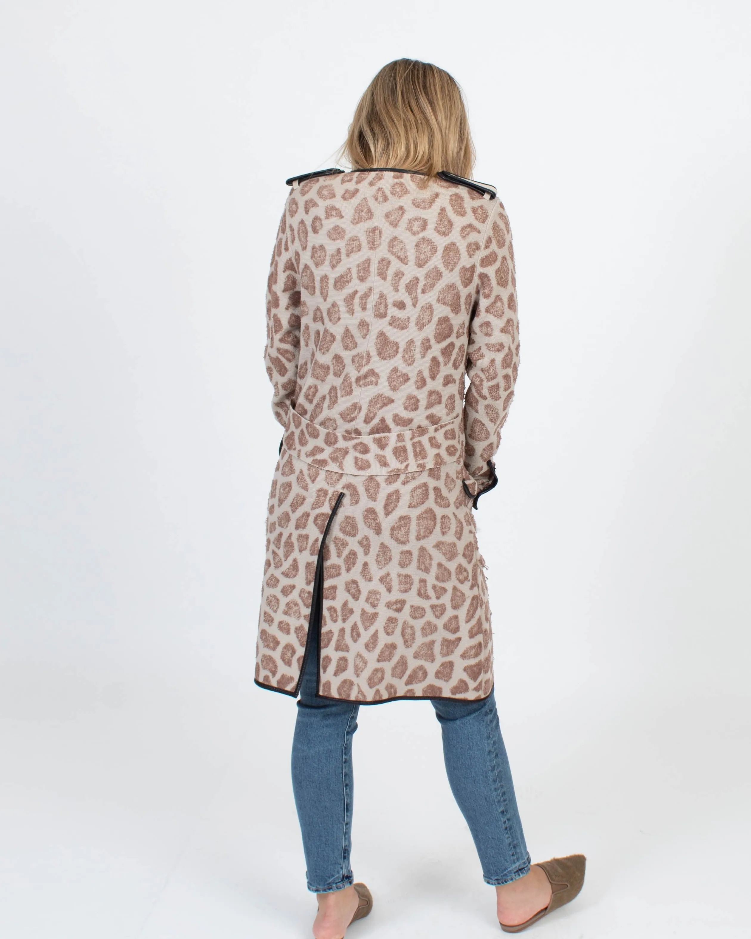 Animal Print Coat