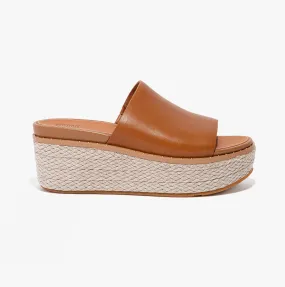 AY9-592 ELOISE ESPADRILLE Ladies Wedges  Light Tan