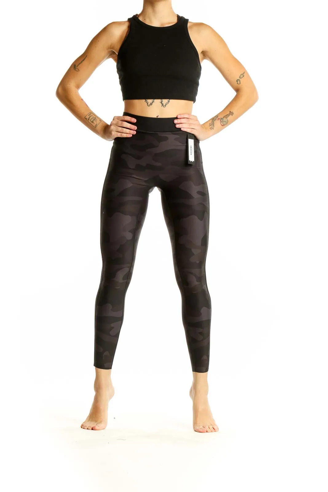 Black Camo High-Waist Performance Leggings