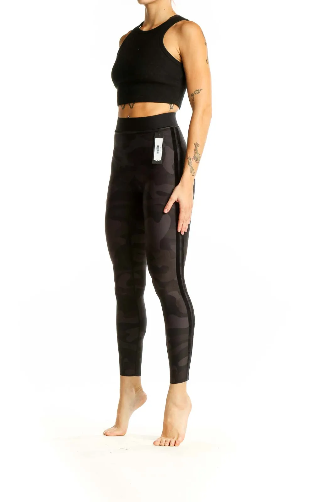 Black Camo High-Waist Performance Leggings