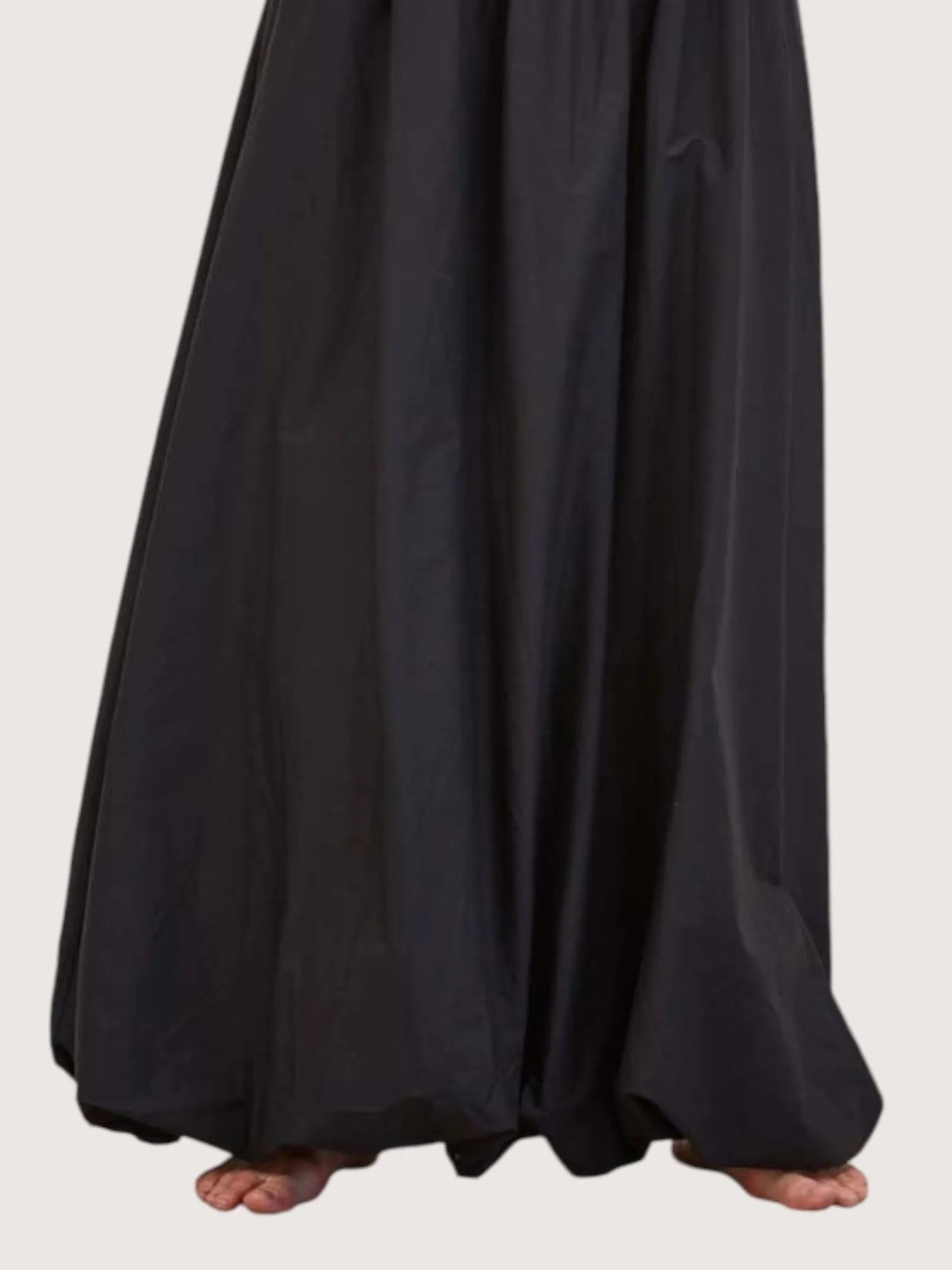 Bubble Hem Maxi Skirt