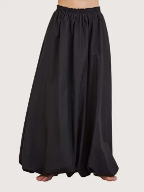 Bubble Hem Maxi Skirt