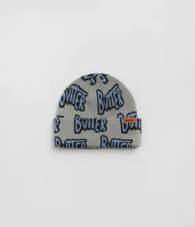 Butter Goods Sketch Cuff Beanie - Pewter