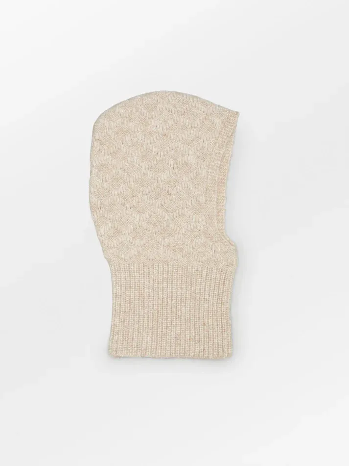 Cable Balaclava Birch White