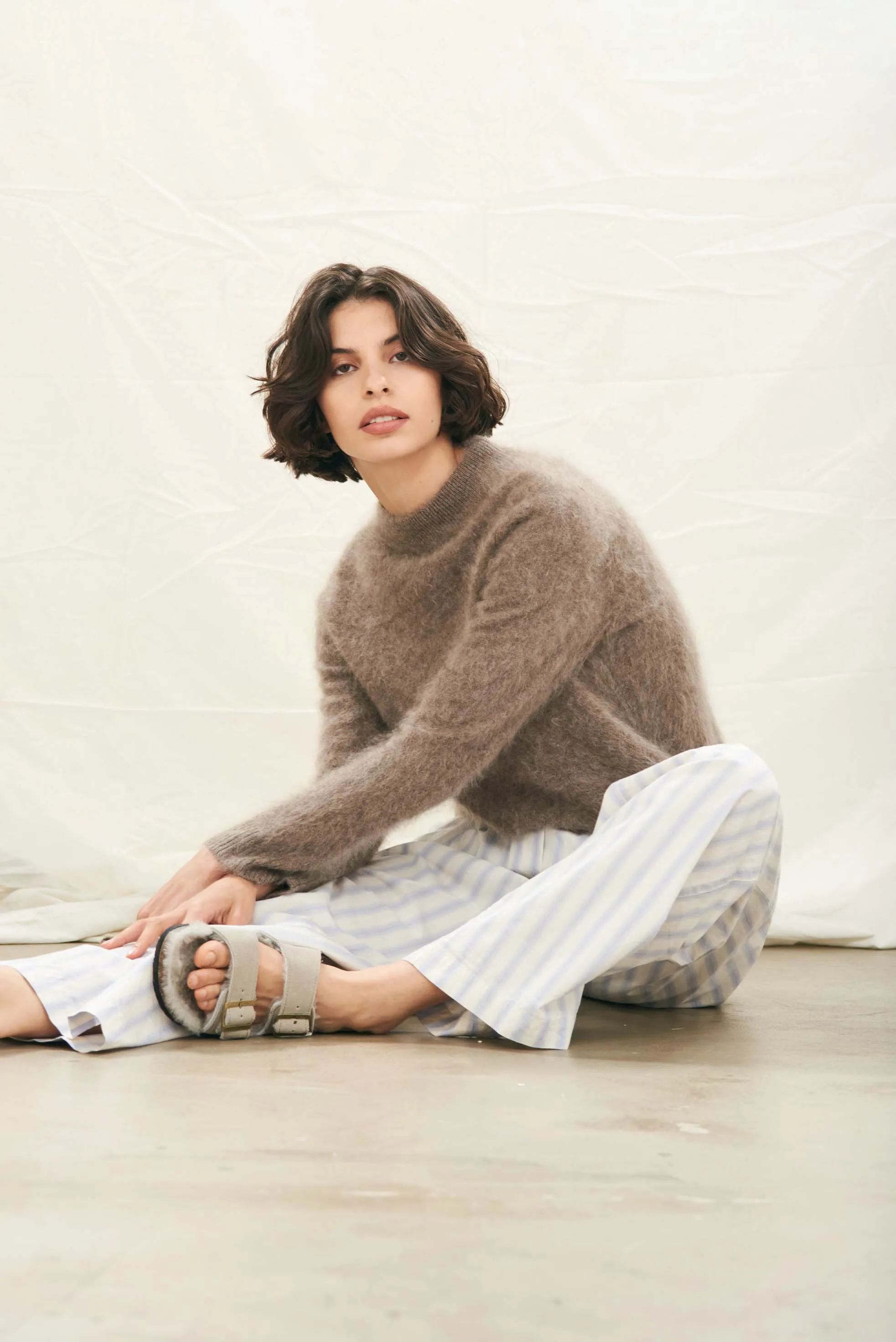 Cashmere Brushed Turtle in Moose