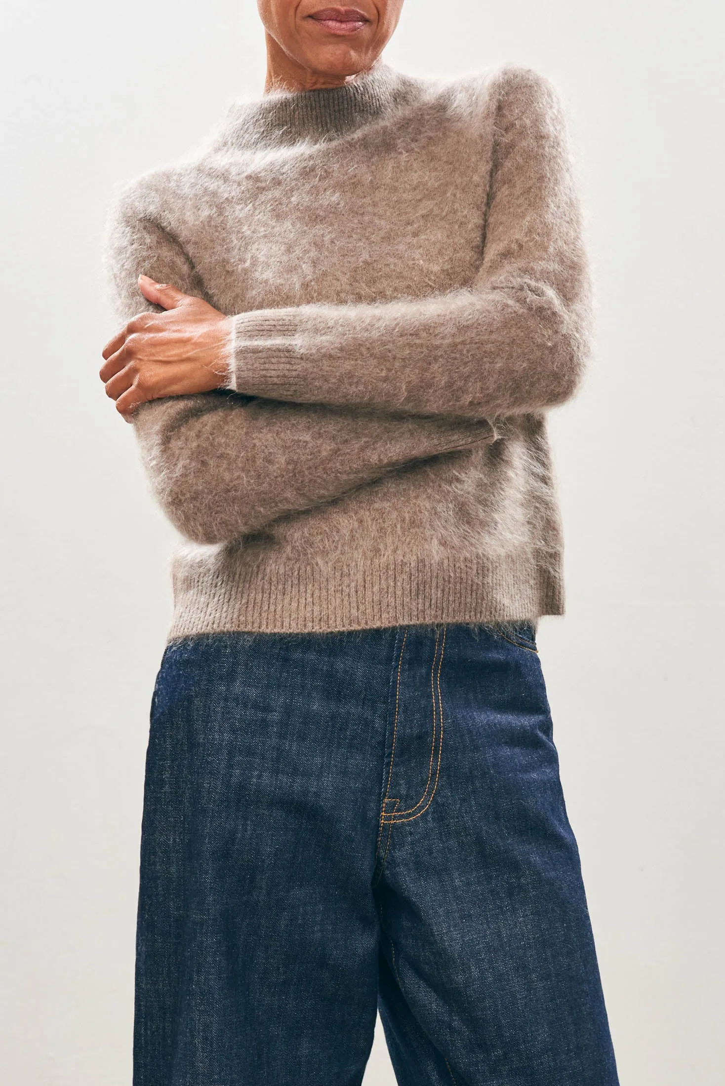 Cashmere Brushed Turtle in Moose
