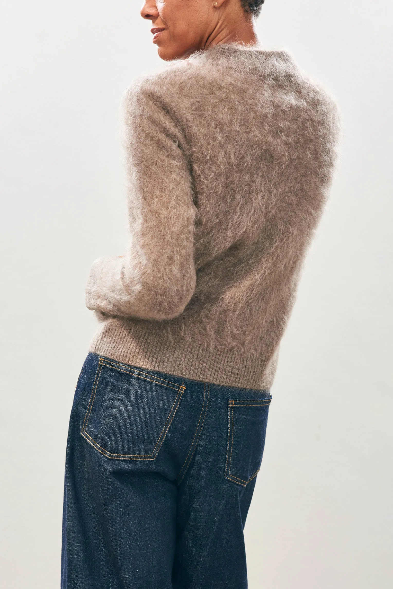 Cashmere Brushed Turtle in Moose