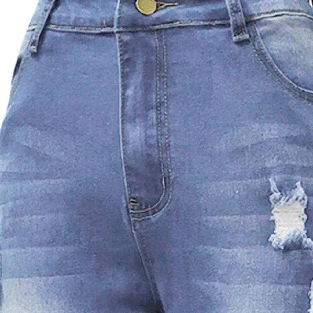 Casual Slim Ripped Jeans