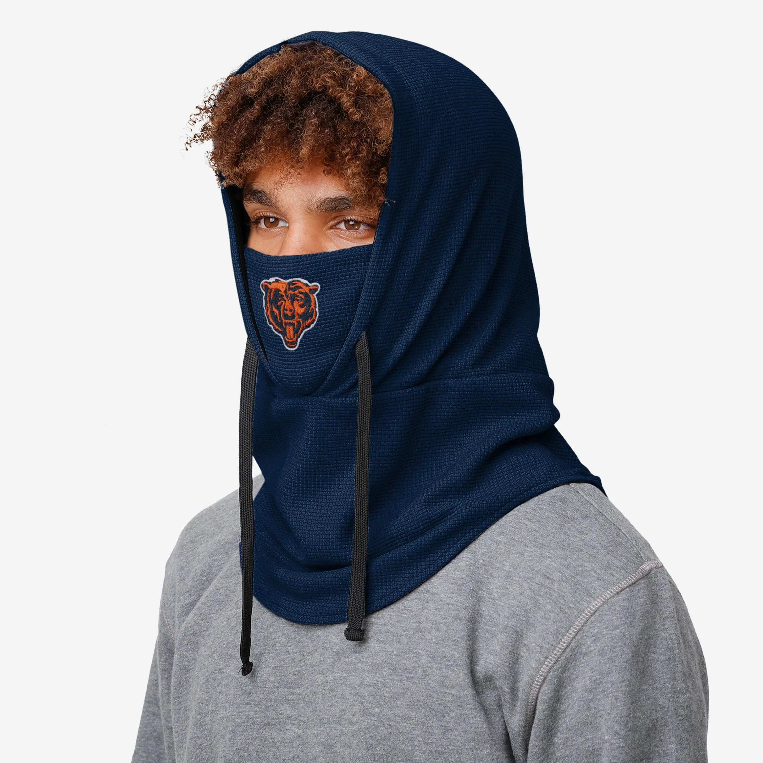 Chicago Bears Waffle Drawstring Hooded Gaiter