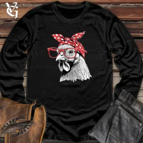 Chicken Wearing Glasses Long Sleeve