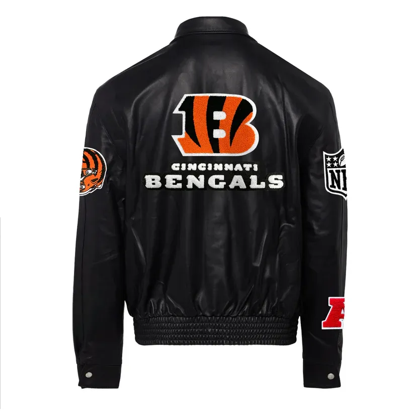 CINCINNATI BENGALS FULL LEATHER JACKET