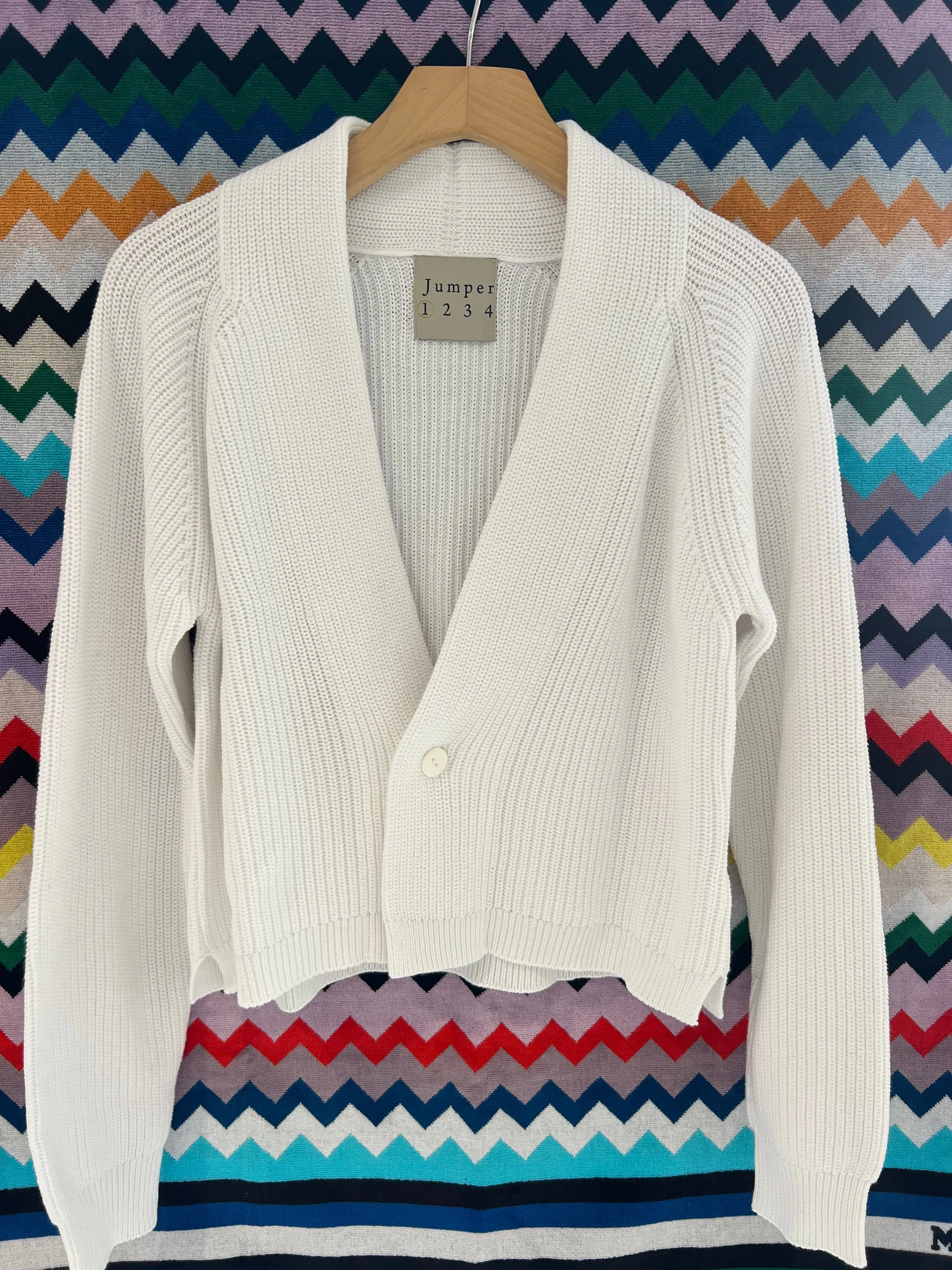 Cotton Rib Cardigan