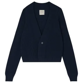 Cotton Rib Cardigan