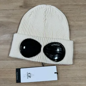 C.P. Company Goggle Beanie in Pistachio Shell