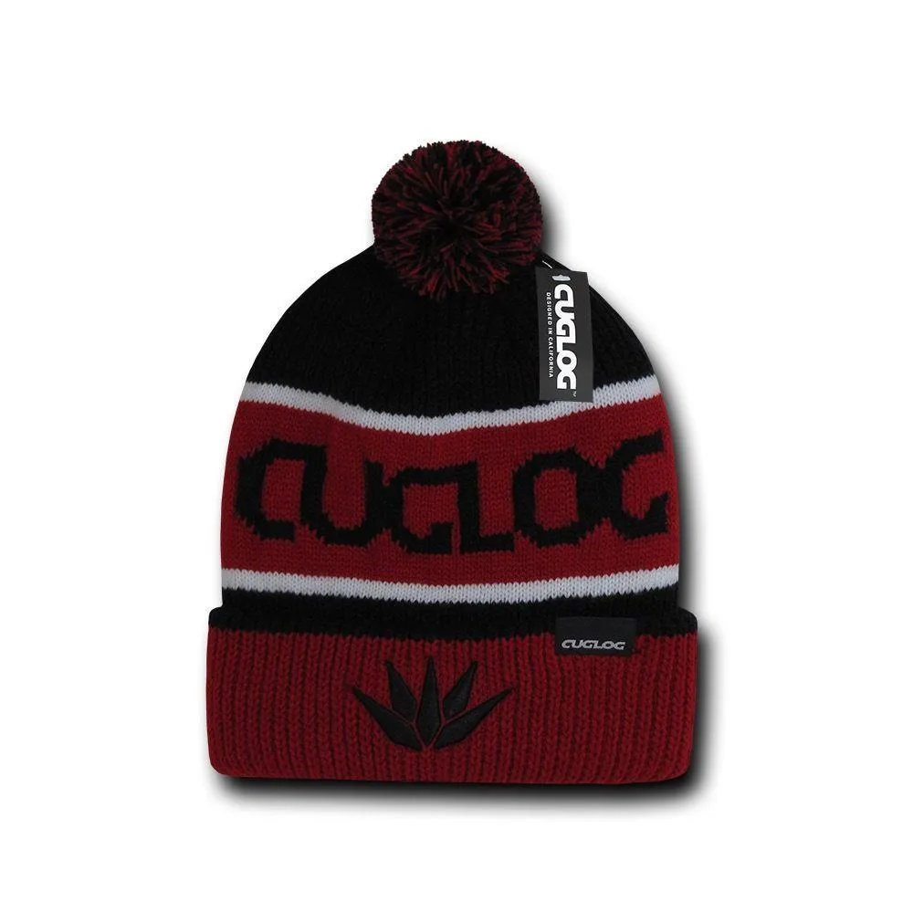 Cuglog Cotopaxi Beanies Fuzzy Ball Pom Pom Style Winter Caps Hats Ski