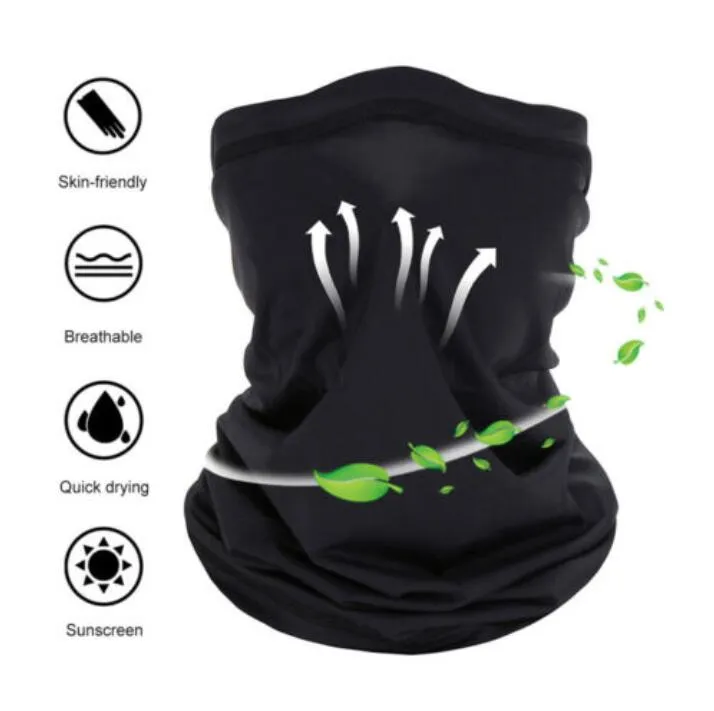 Cycling Riding Scarf Bandana Neck Tube Snood Balaclava Half Face Mask