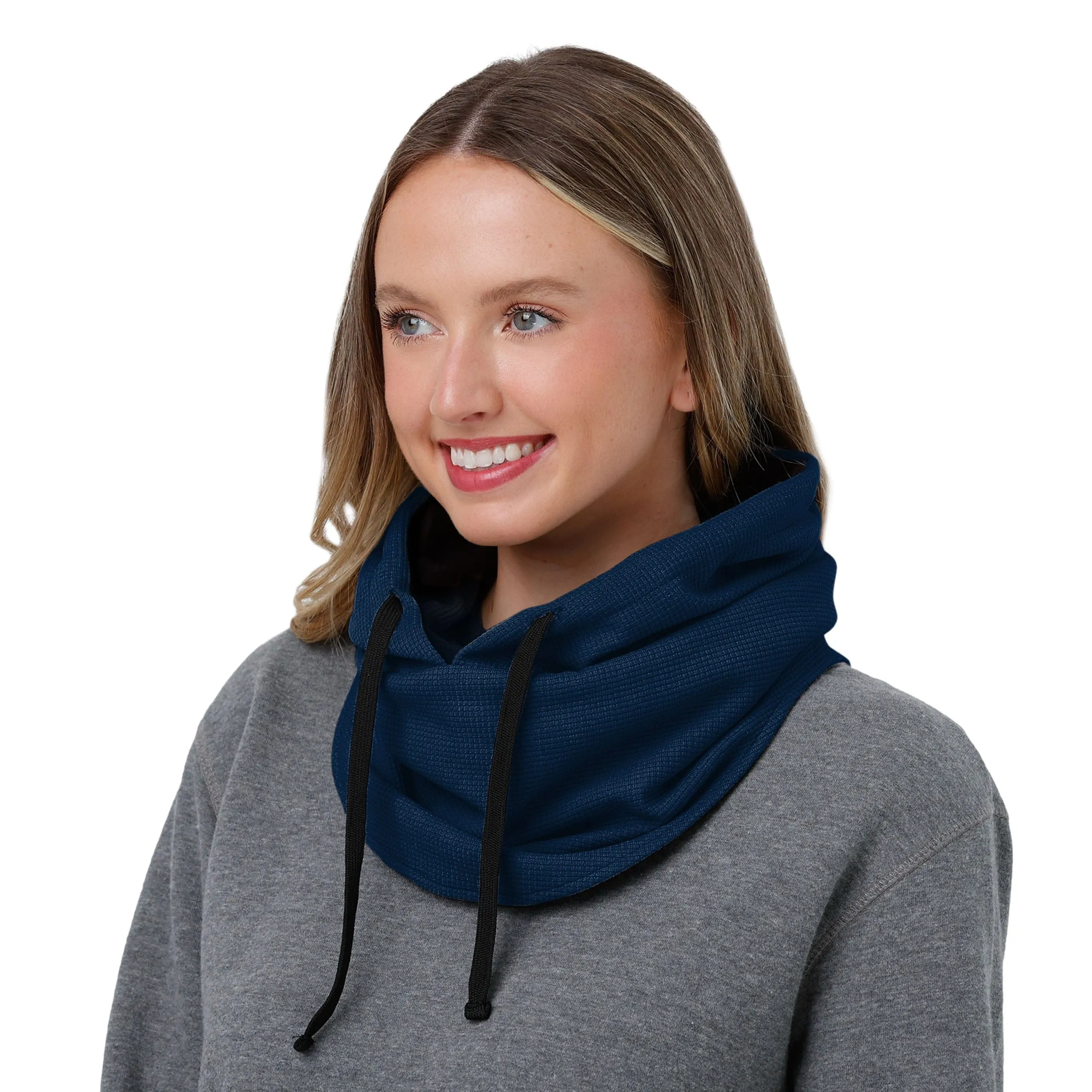 Denver Broncos NFL Waffle Drawstring Hooded Gaiter