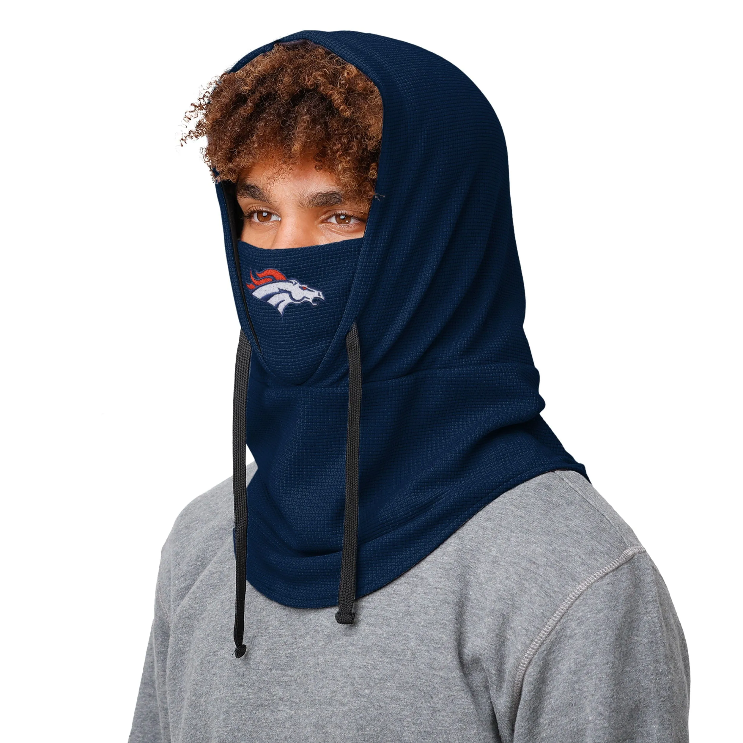 Denver Broncos NFL Waffle Drawstring Hooded Gaiter