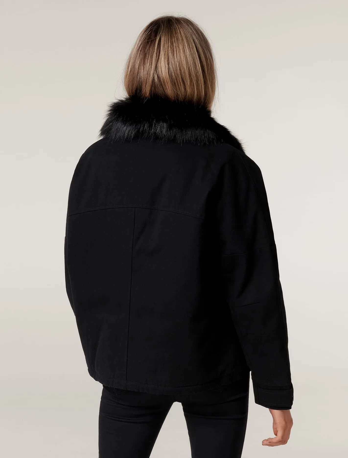 Elle Petite Short Parka Jacket