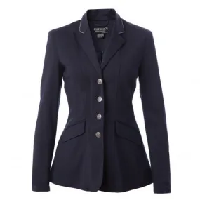 Equetech Jersey Deluxe Competition Jacket Navy with Silver