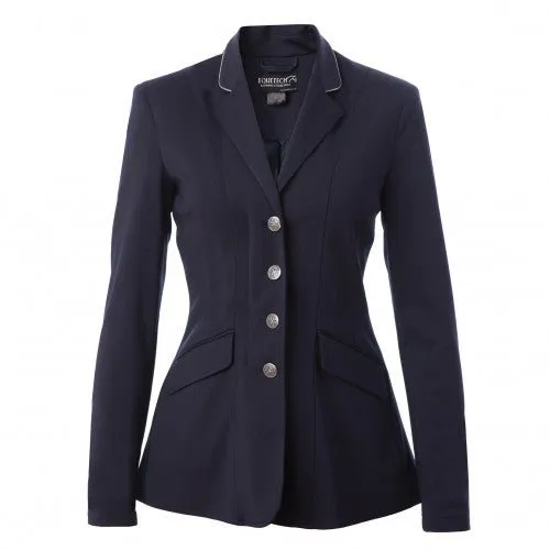 Equetech Jersey Deluxe Competition Jacket Navy with Silver