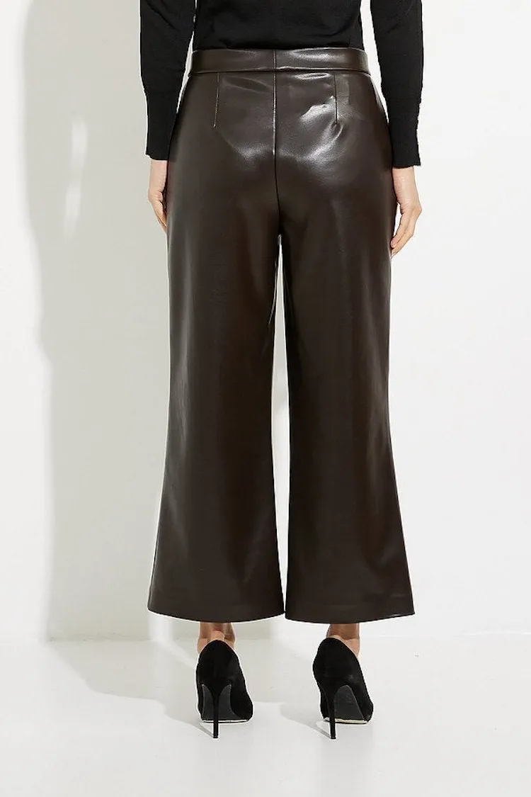 Faux Leather Flare Pants