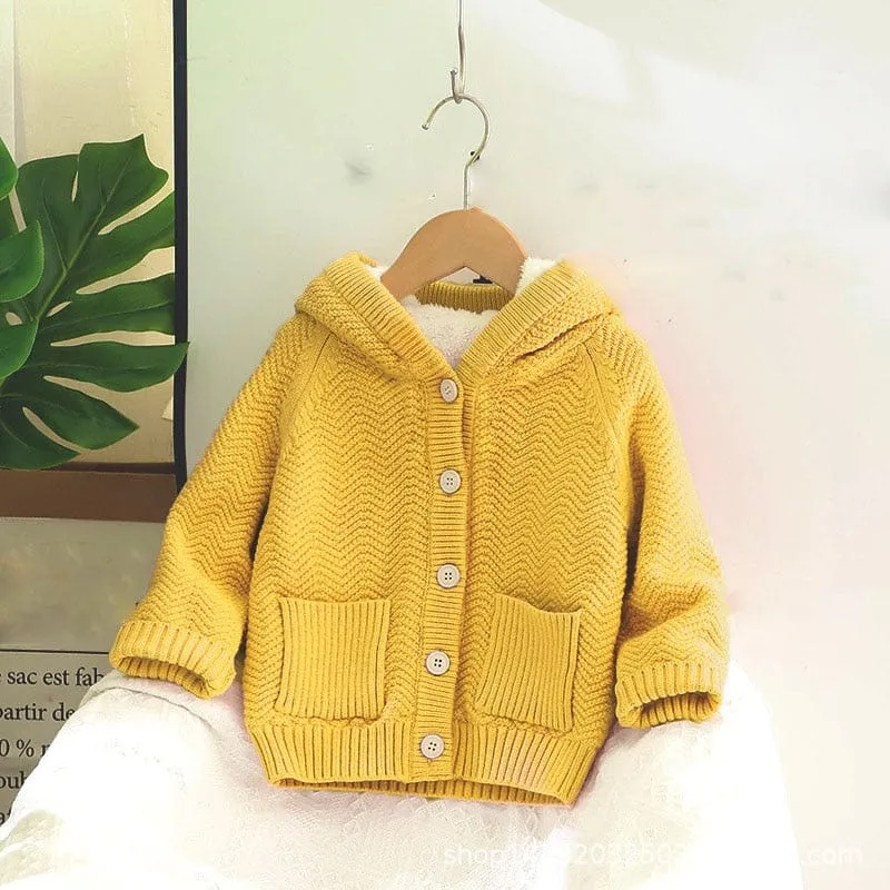 Fleece Lined Hooded Jacket