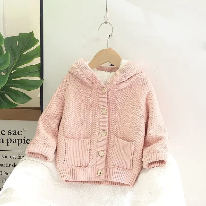 Fleece Lined Hooded Jacket