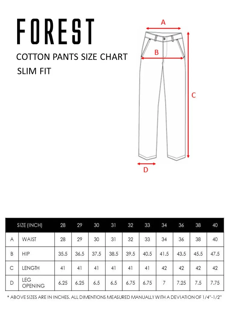 Forest Stretchable Slim Fit Jeans Men Denim Jeans | Seluar Jeans Lelaki Slim Fit - 610205