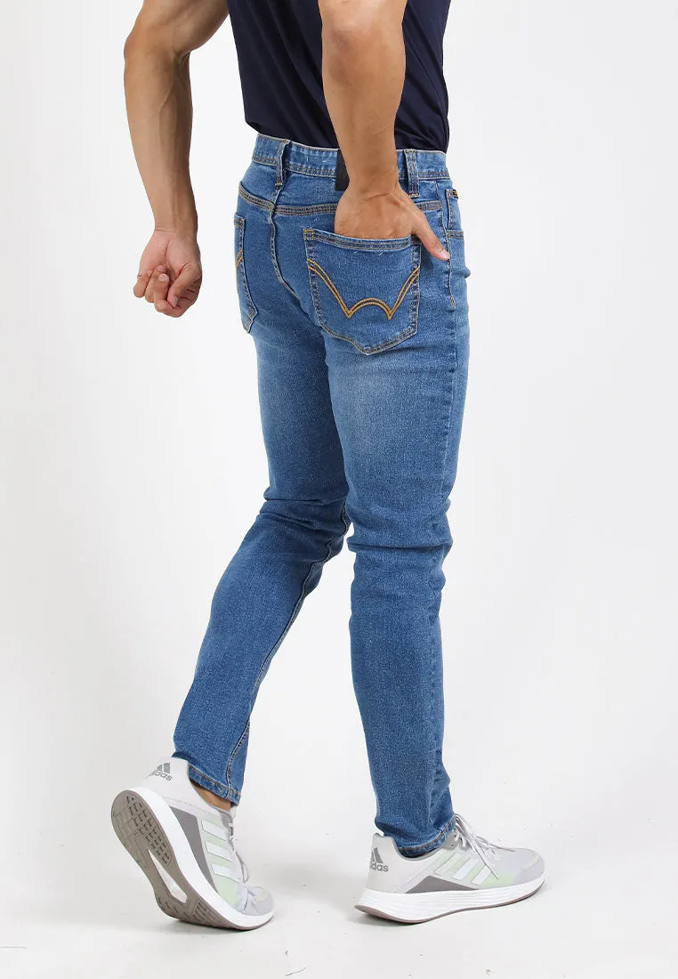 Forest Stretchable Slim Fit Jeans Men Denim Jeans | Seluar Jeans Lelaki Slim Fit - 610205