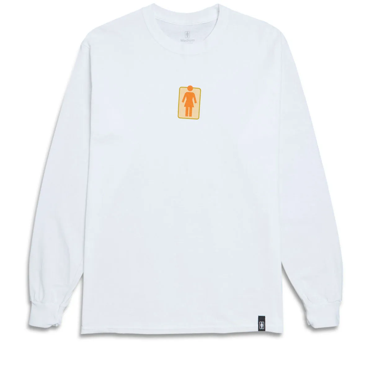 Girl OG Naturals Long Sleeve T-Shirt - White