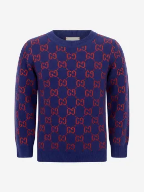 Gucci Boys Wool GG Jumper