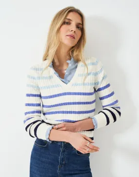 Heritage Cable V-Neck Jumper