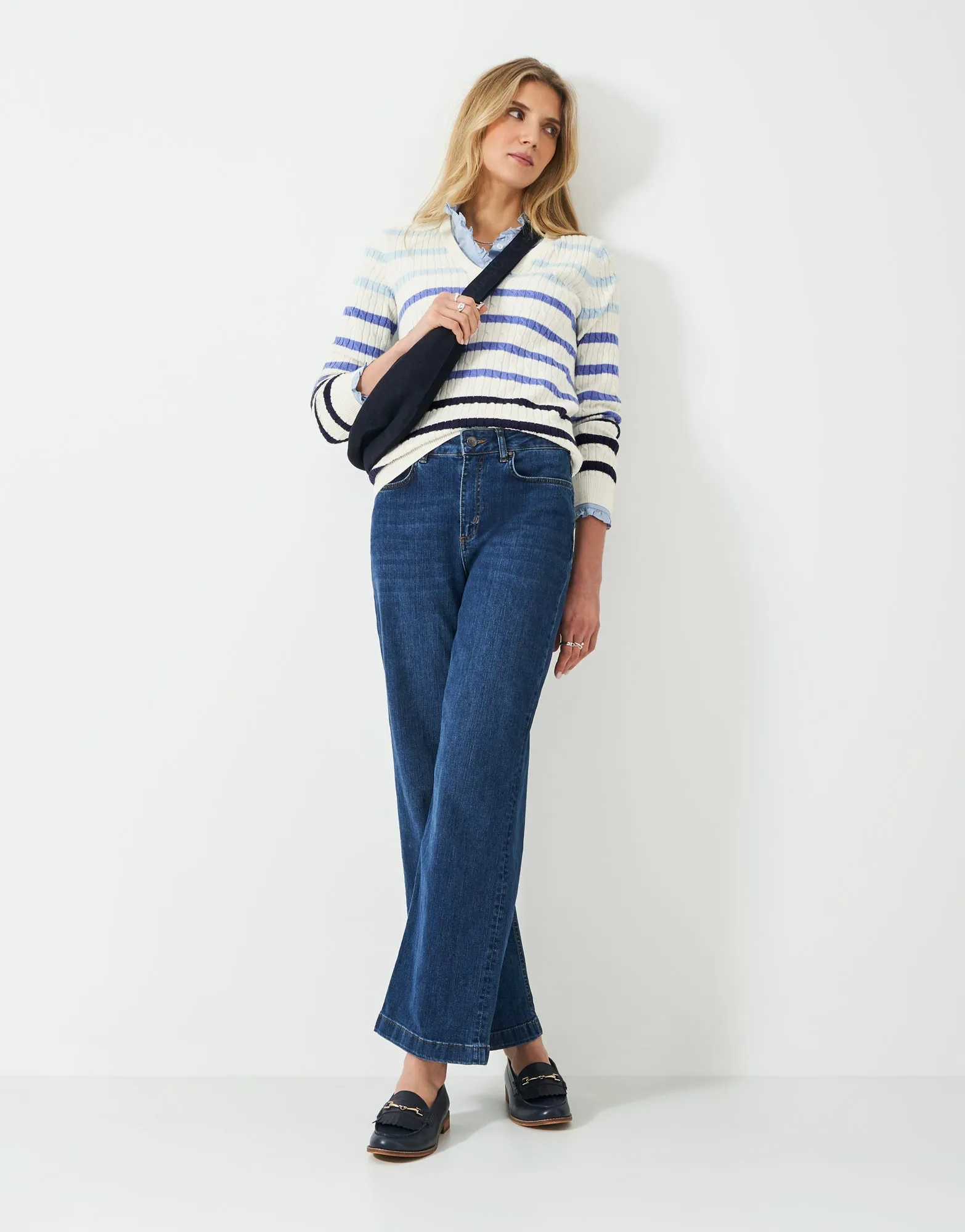 Heritage Cable V-Neck Jumper
