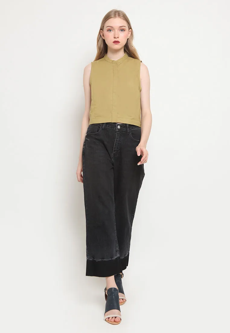 High Waist Denim Pants