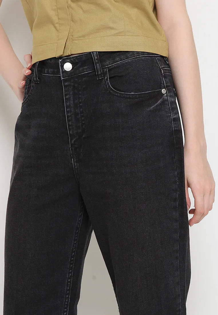 High Waist Denim Pants