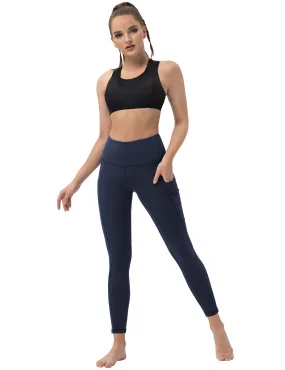 High Waist Side Pockets Golf Pants darknavy_Golf