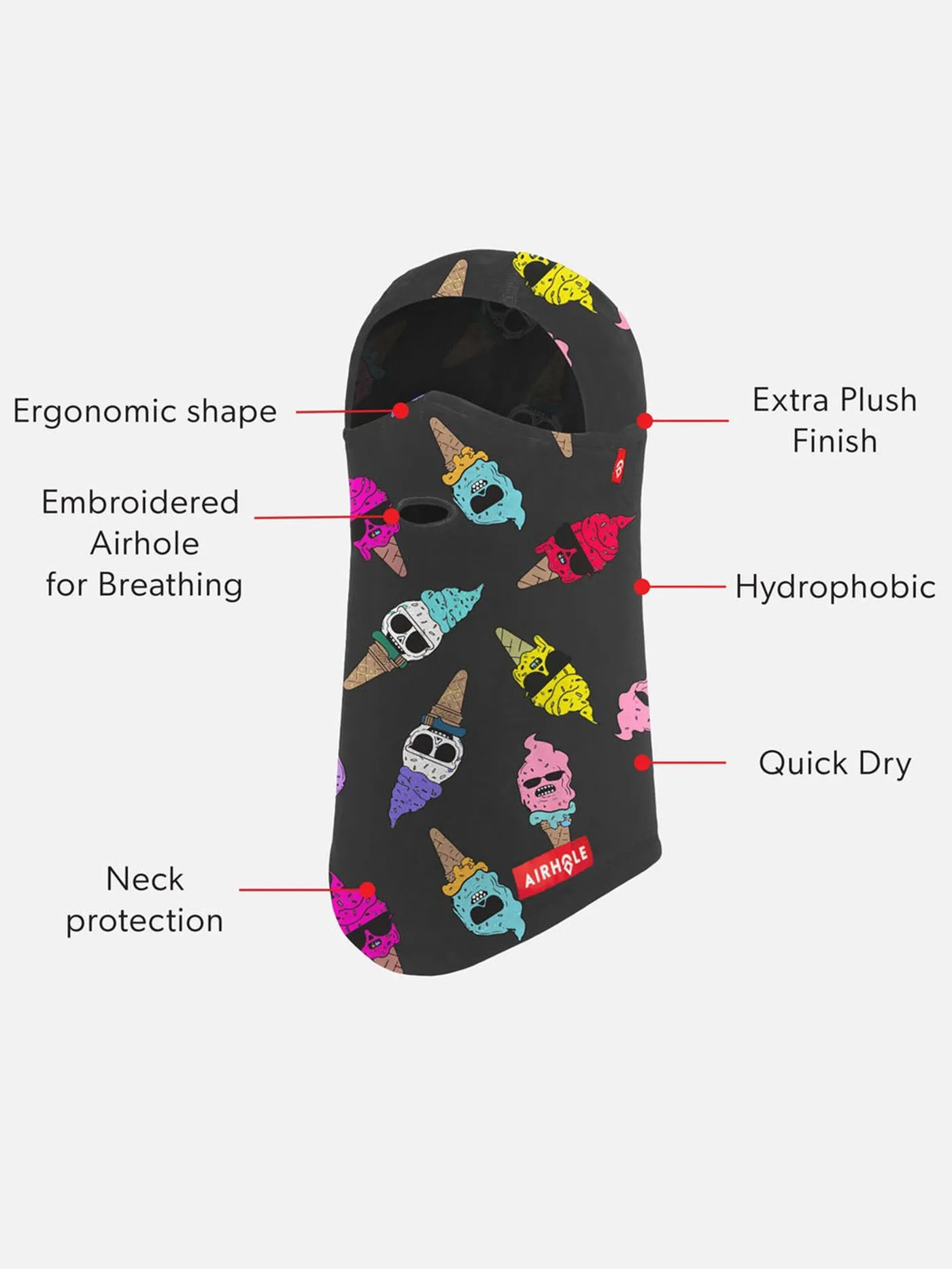 Hinge Milk Balaclava (Kids 7-14)