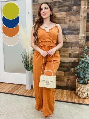 Isla Boho Woven Jumpsuit