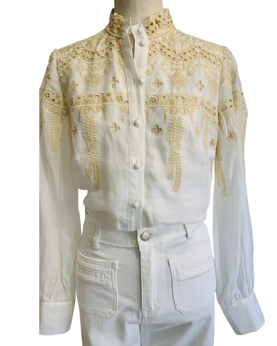 ITALIAN DENIM JEAN bianco