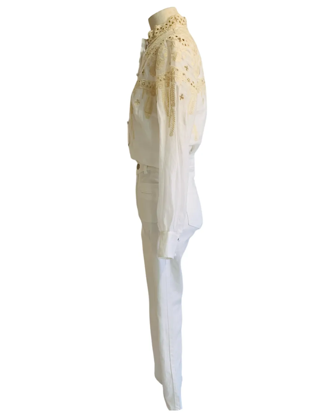 ITALIAN DENIM JEAN bianco