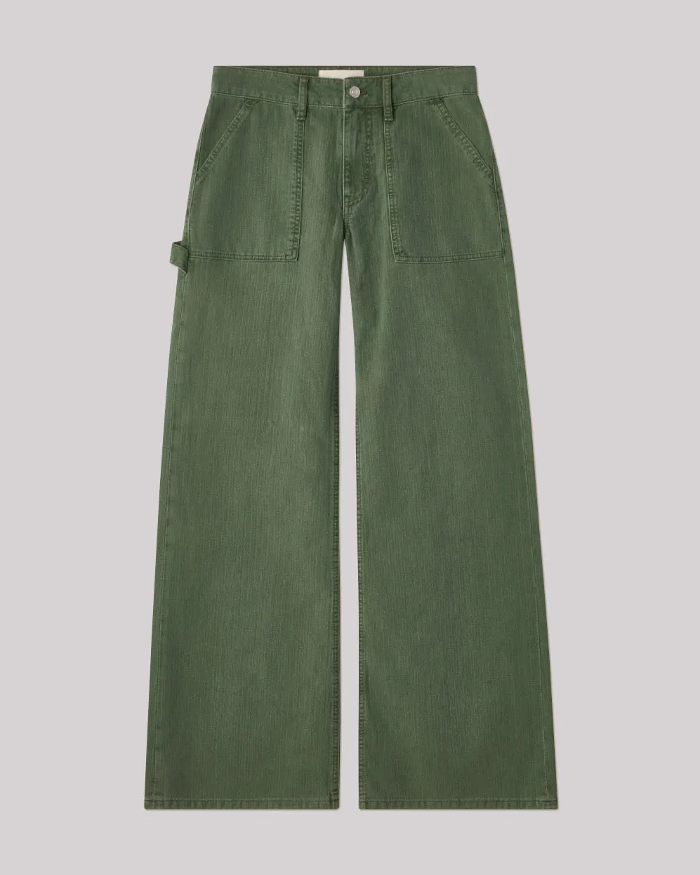 Jeanerica Guell Chevron Green Pants