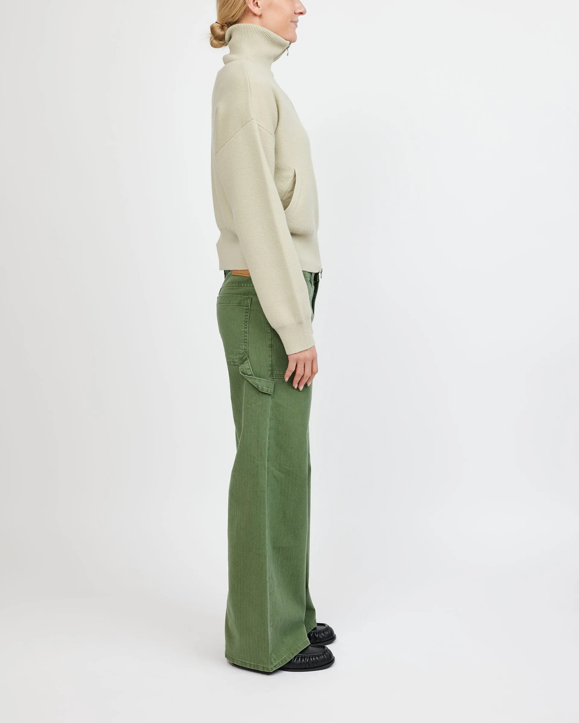 Jeanerica Guell Chevron Green Pants